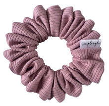 Load image into Gallery viewer, Petal Pink Bamboo Ribbed Scrunchie