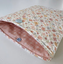 Load image into Gallery viewer, Quilted E-Reader Sleeve - Pastel Floral