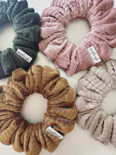 Load image into Gallery viewer, Latte Corduroy Scrunchie