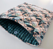 Load image into Gallery viewer, Quilted E-Reader Sleeve - Floral Leaf