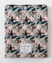 Load image into Gallery viewer, Quilted E-Reader Sleeve - Floral Leaf