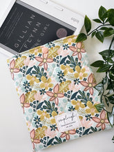 Load image into Gallery viewer, Quilted E-Reader Sleeve - Wildflowers