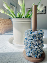 Load image into Gallery viewer, Forget-Me-Not Floral Scrunchie