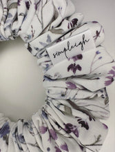 Load image into Gallery viewer, Lavender Wild Flowers Scrunchie