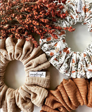 Load image into Gallery viewer, Camel Bamboo Ribbed Scrunchie - CLEARANCE