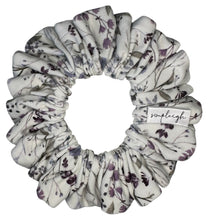Load image into Gallery viewer, Lavender Wild Flowers Scrunchie