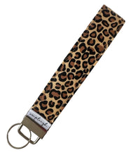Load image into Gallery viewer, Key Wristlet - Leopard