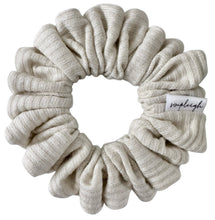 Load image into Gallery viewer, Swiss Coffee Soft Rib Scrunchie