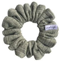 Load image into Gallery viewer, Sage Ribbed Sweater Knit Scrunchie - CLEARANCE