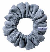 Load image into Gallery viewer, Denim Soft Rib Knit Scrunchie - CLEARANCE