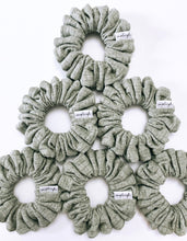 Load image into Gallery viewer, Sage Ribbed Sweater Knit Scrunchie - CLEARANCE