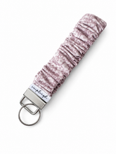Load image into Gallery viewer, Scrunchie Key Wristlet - Blush Flora
