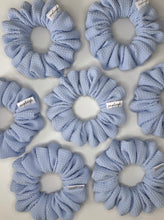 Load image into Gallery viewer, Villa Blue Puffer Scrunchie
