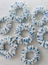 Load image into Gallery viewer, Forget-Me-Not Floral Scrunchie
