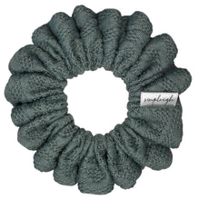 Load image into Gallery viewer, Dusty Teal Cable Knit Scrunchie
