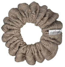 Load image into Gallery viewer, Mushroom Cable Knit Scrunchie
