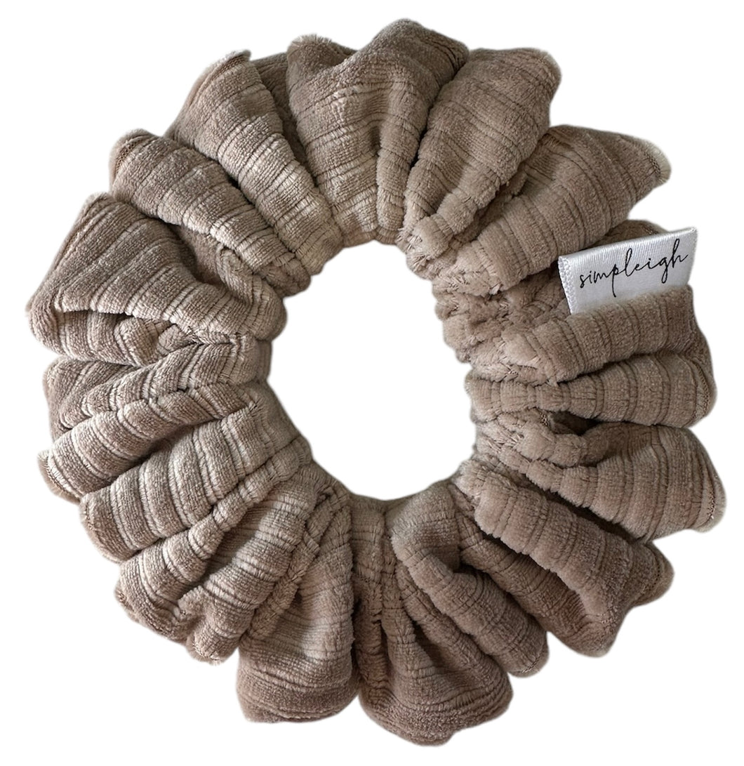 Latte Corduroy Scrunchie