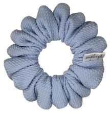 Load image into Gallery viewer, Villa Blue Puffer Scrunchie

