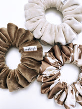 Load image into Gallery viewer, Chestnut Velour Scrunchie - CLEARANCE
