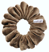 Load image into Gallery viewer, Chestnut Velour Scrunchie - CLEARANCE
