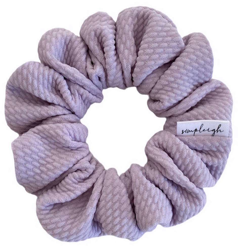 Lavender Fields Puffer Scrunchie - CLEARANCE