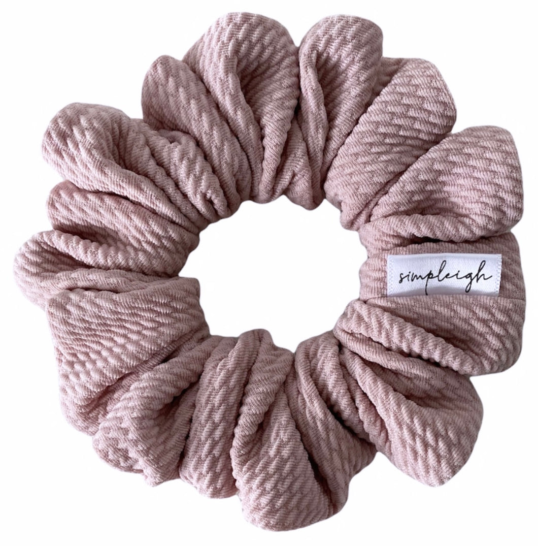 Blush Puffer Scrunchie