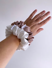 Load image into Gallery viewer, Like A Virgin Satin White Scrunchie
