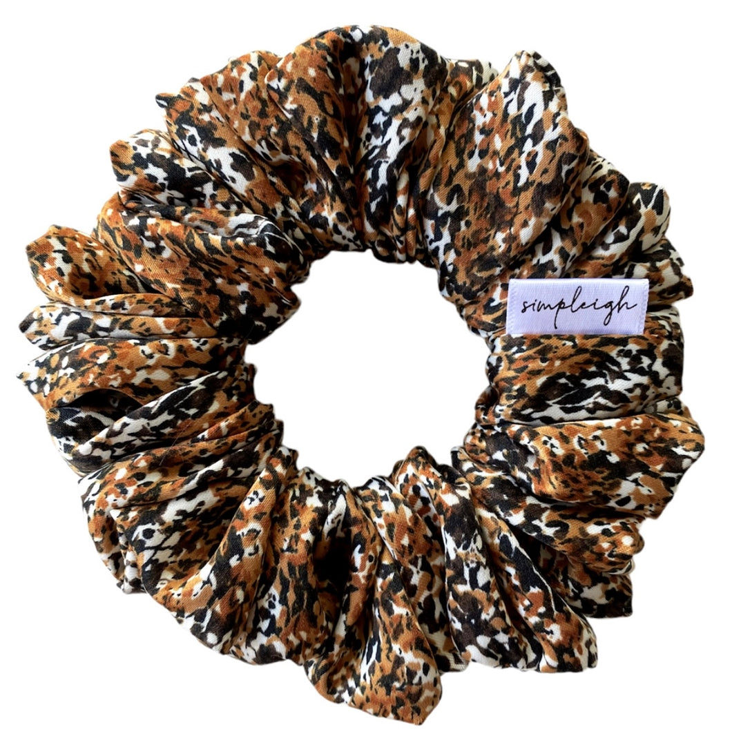 Fall Harvest Satin Scrunchie - CLEARANCE