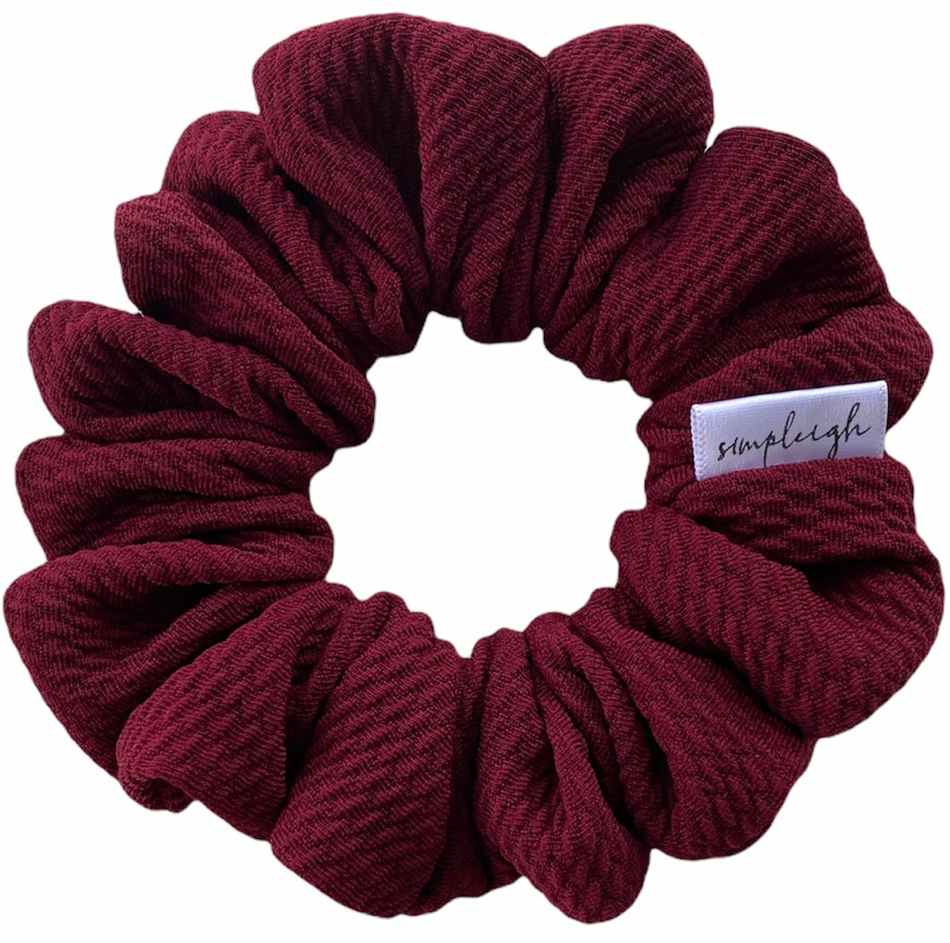 Merlot Puffer Scrunchie