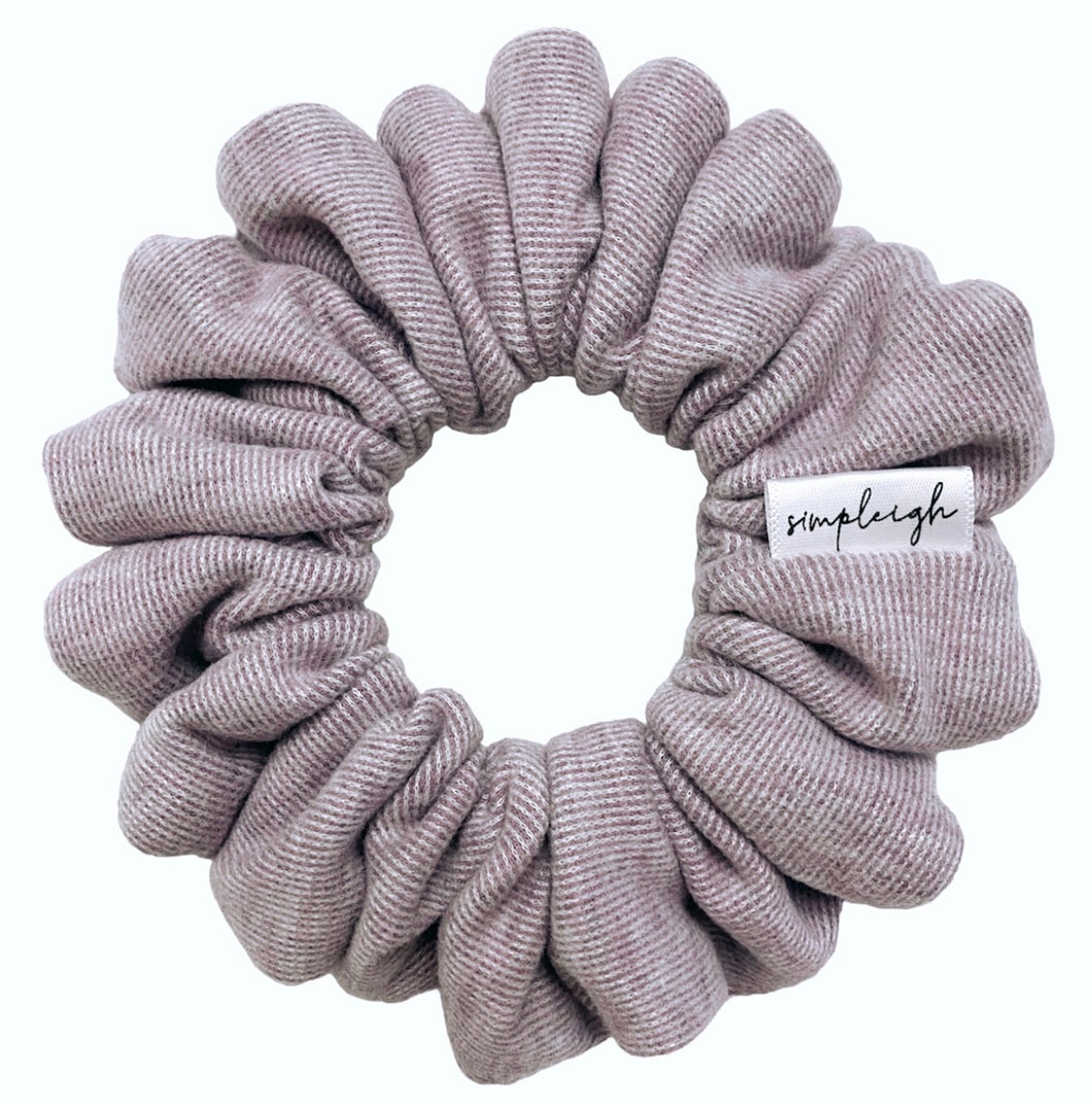 Wisteria Soft Rib Knit Scrunchie - CLEARANCE