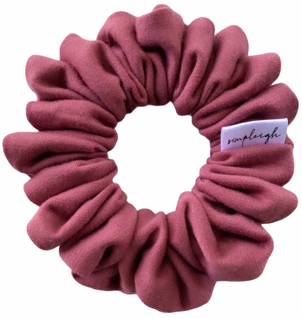 Burnt Coral - Everyday Basics Scrunchie - CLEARANCE