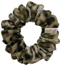 Load image into Gallery viewer, Mosstone Leopard Knit Scrunchie - CLEARANCE
