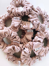 Load image into Gallery viewer, Dusty Rose Bamboo Ribbed Scrunchie - CLEARANCE
