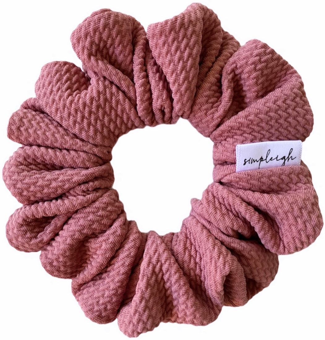 Antique Rose Puffer Scrunchie