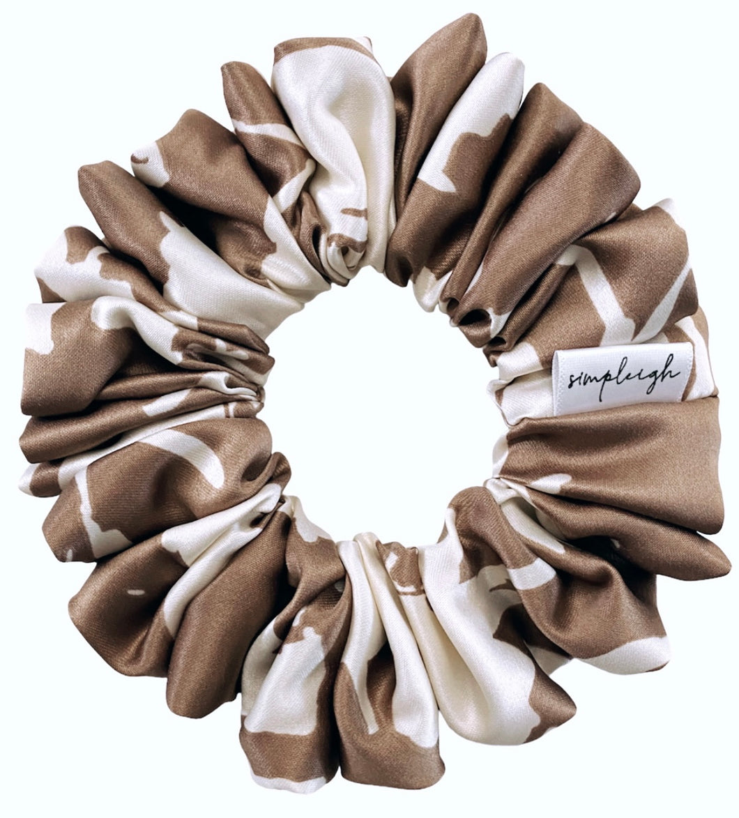 Fawn + Vanilla Satin Scrunchie