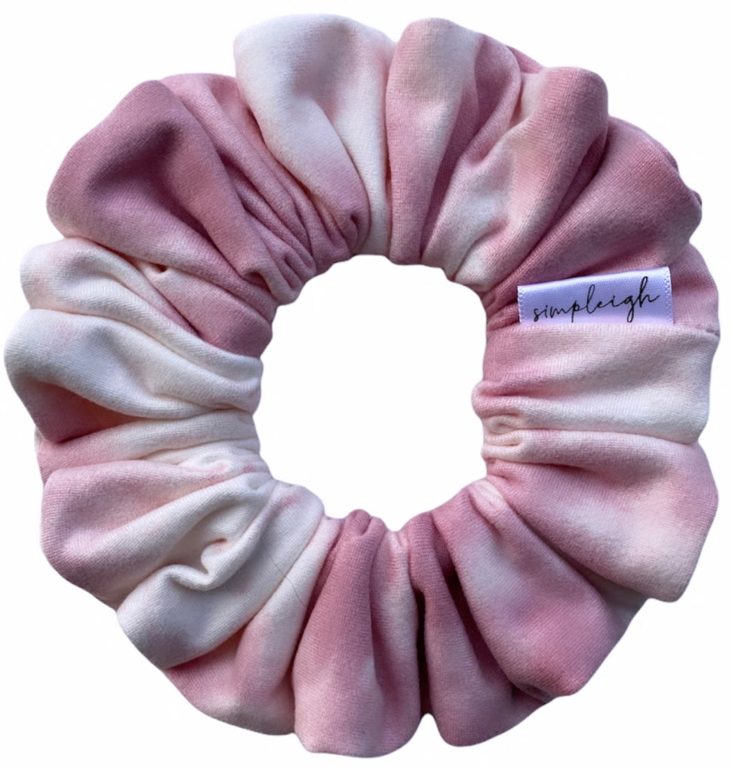 Strawberry Swirl Tie Dye Scrunchie - CLEARANCE